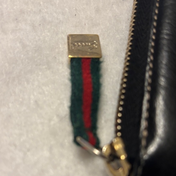 Gucci sherryline Black Leather Zip Wallet - Picture 3 of 17